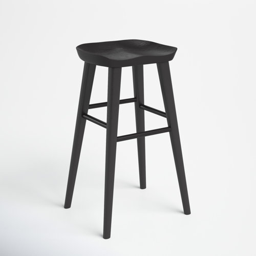 Joss & Main Anzie Solid Wood Stool & Reviews Wayfair